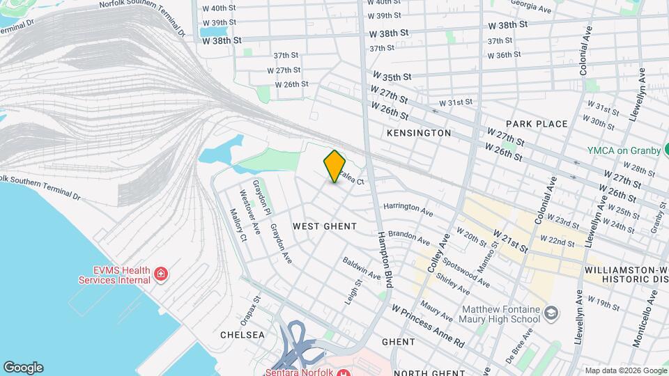 1217 Woodrow Ave Map and Location Details