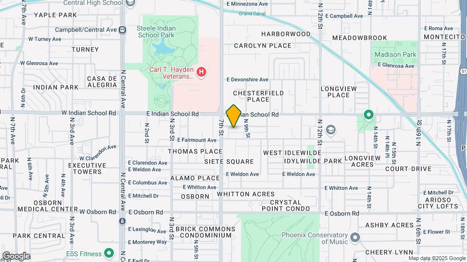 717 E Amelia Ave Mapa y Detalles de la Ubicación
