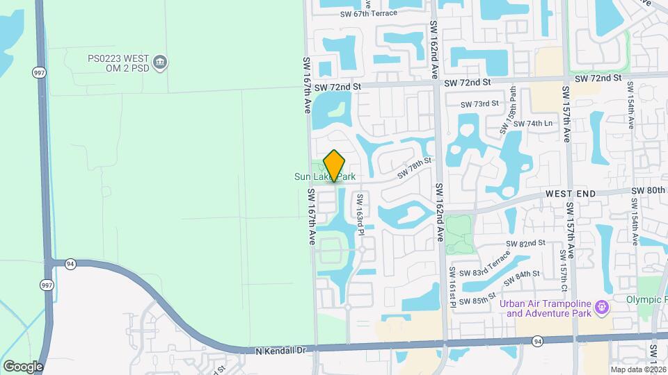 16537 SW 78th Terrace Map and Location Details