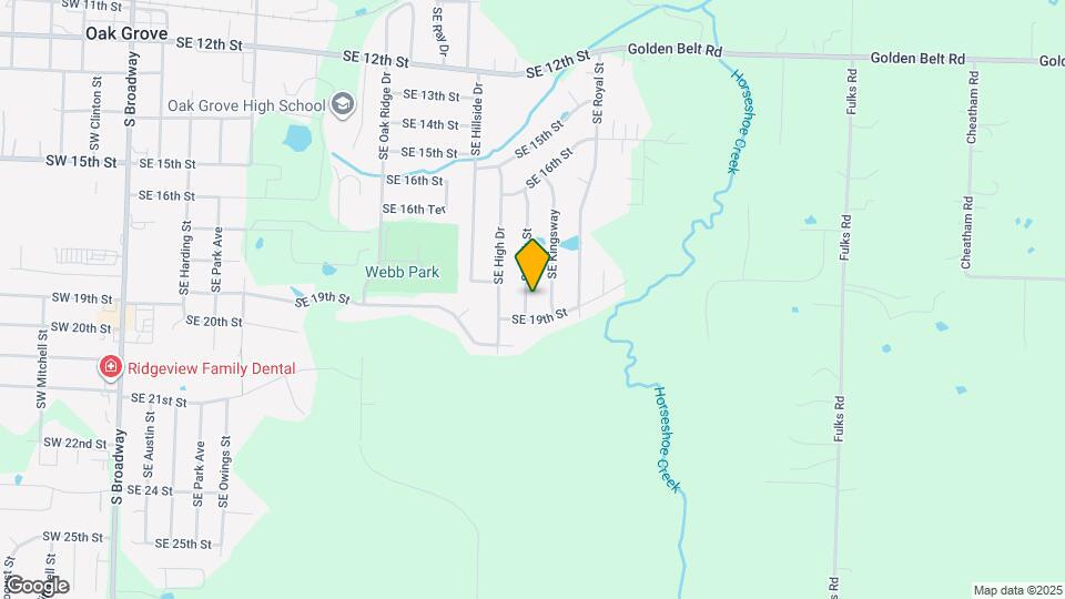 1807 SE Oak St Mapa y Detalles de la Ubicación