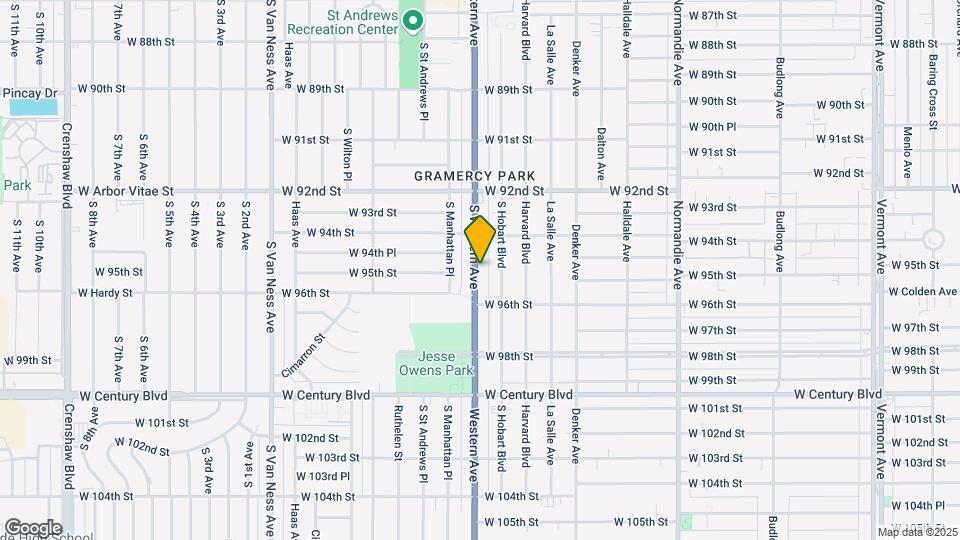 9450 Western Ave Map and Location Details