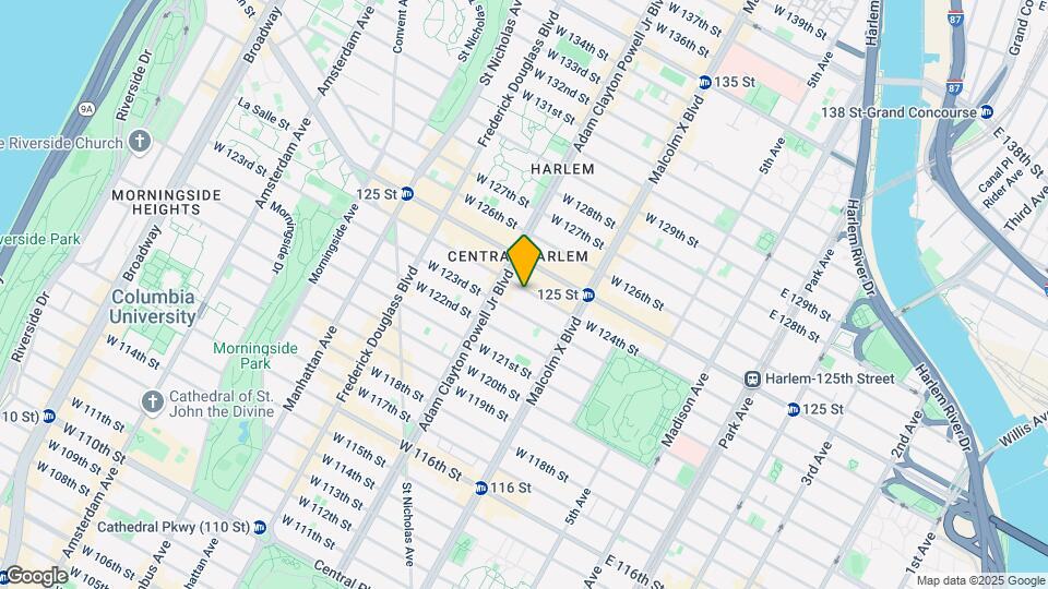 152 W 124th St Map and Location Details