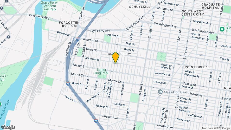 1511 S Newkirk St Map and Location Details