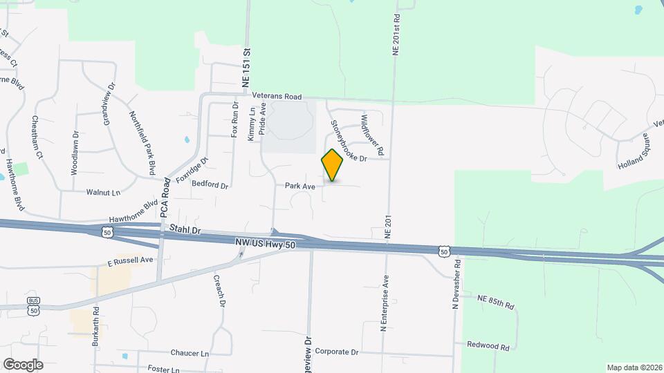 1506 Park Ave Map and Location Details