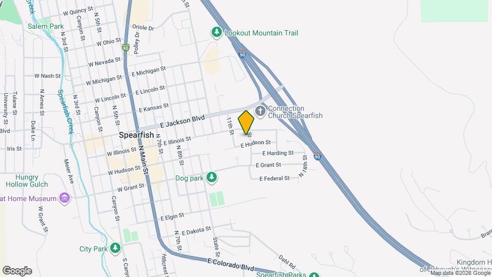 640 E Hudson St Map and Location Details