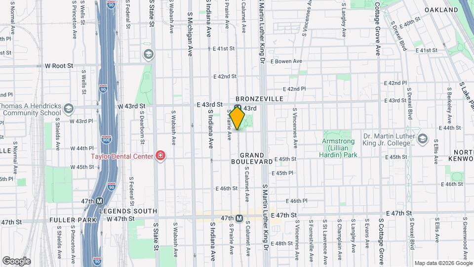 321 E 44th St Map and Location Details