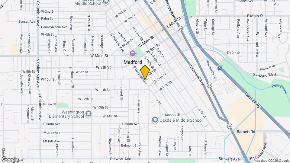 313 S Oakdale Ave Map and Location Details
