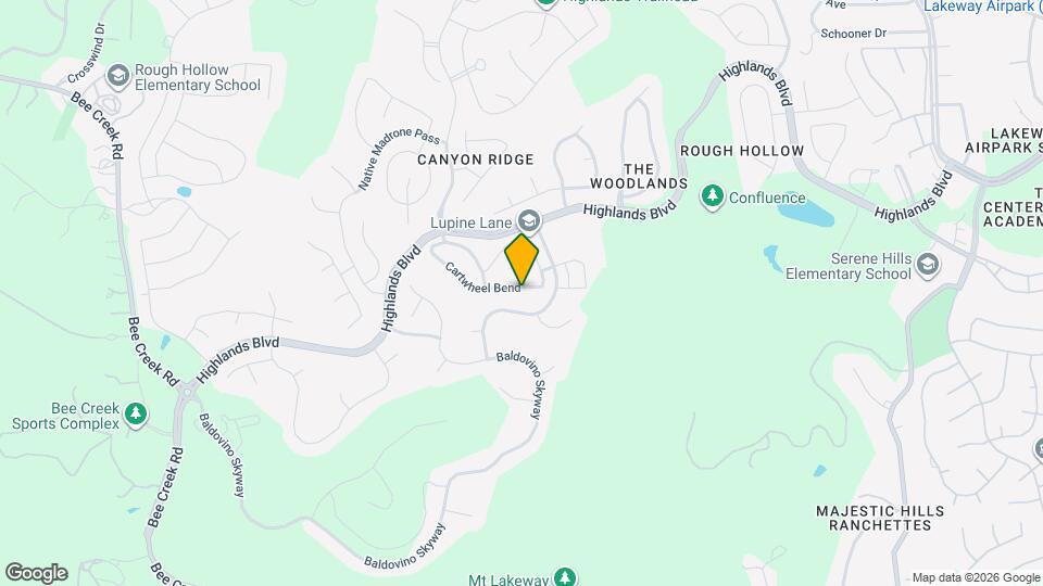 303 Cartwheel Bend Map and Location Details