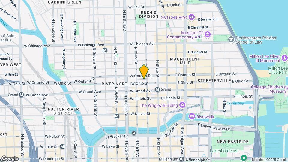 600 N Dearborn St, Unit 0811 Mapa y Detalles de la Ubicación