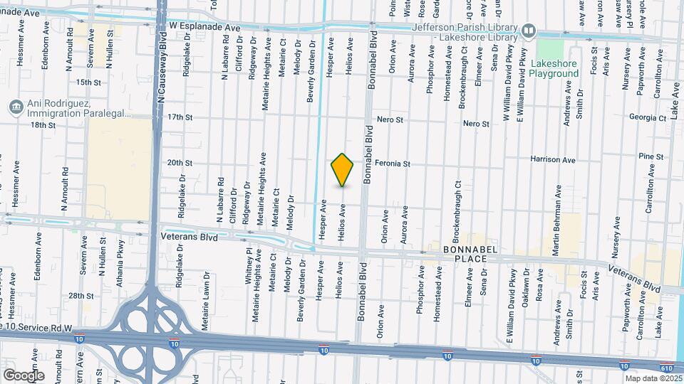 930 Helios Ave Map and Location Details