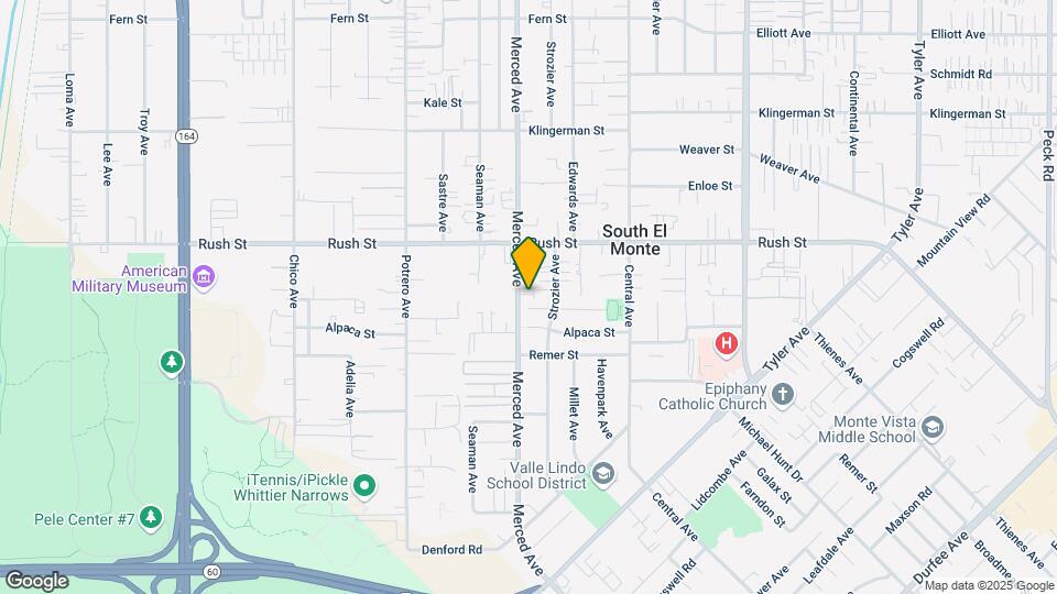 1902 Merced Ave Mapa y Detalles de la Ubicación