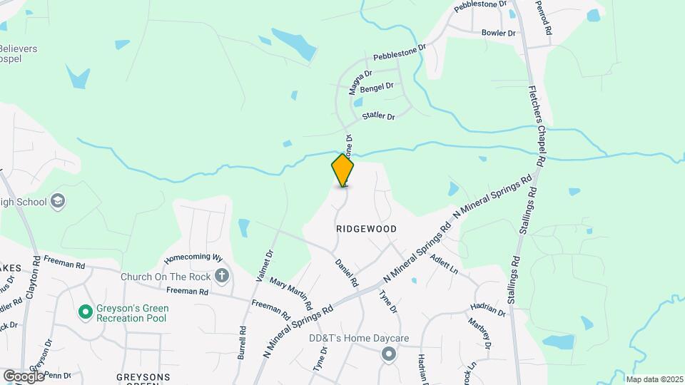 215 Pebblestone Dr Map and Location Details