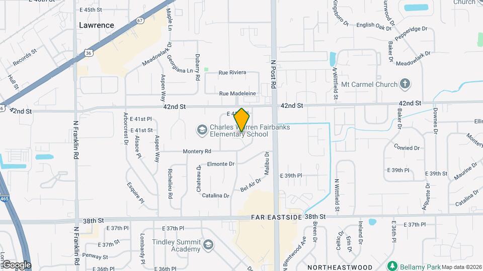 8816 Montery Ct Map and Location Details