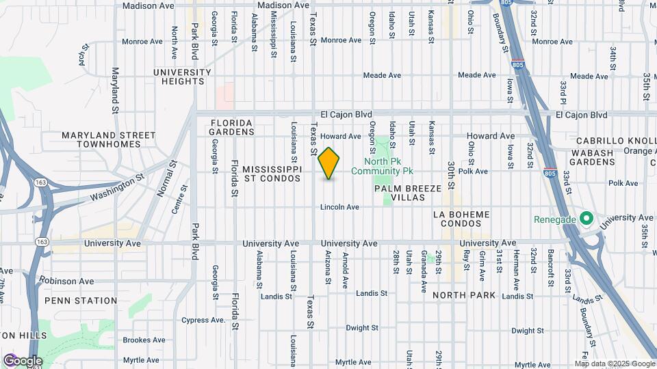 4064 1/2 Arizona St Map and Location Details