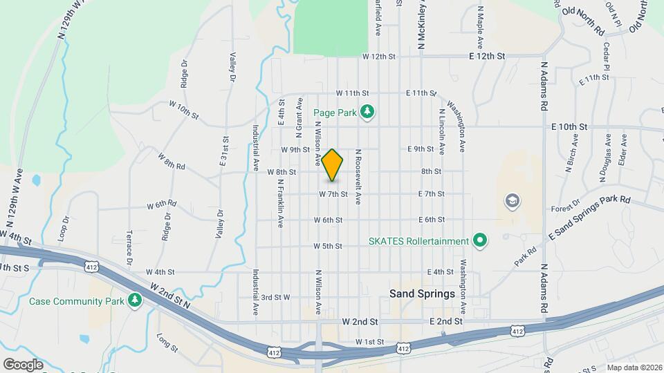 702 N Cleveland Ave Map and Location Details