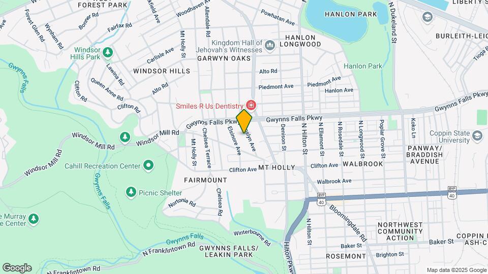2210 Roslyn Ave Map and Location Details