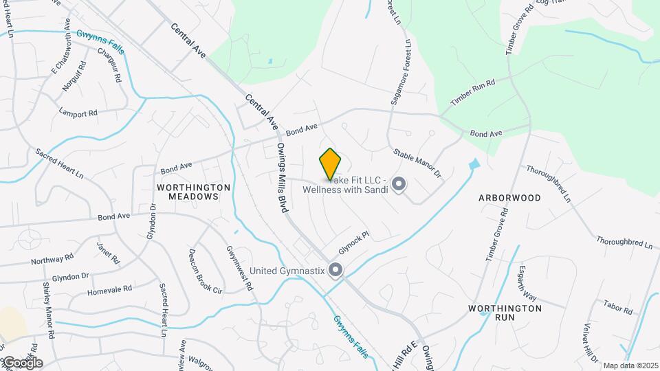 625 Glynita Cir Map and Location Details