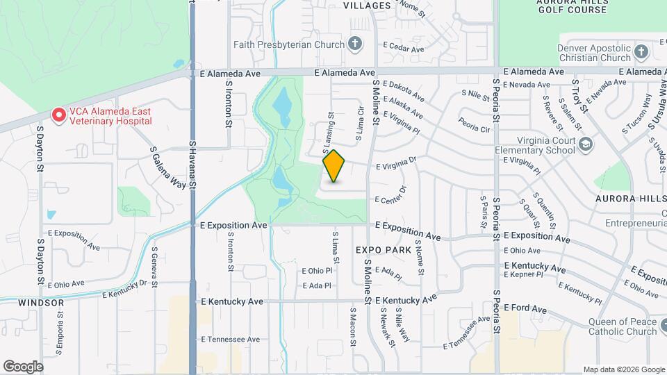 11269 E Center Ave Map and Location Details