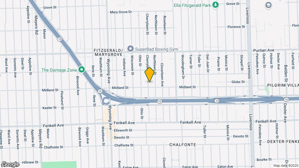 15716 Cherrylawn St Map and Location Details