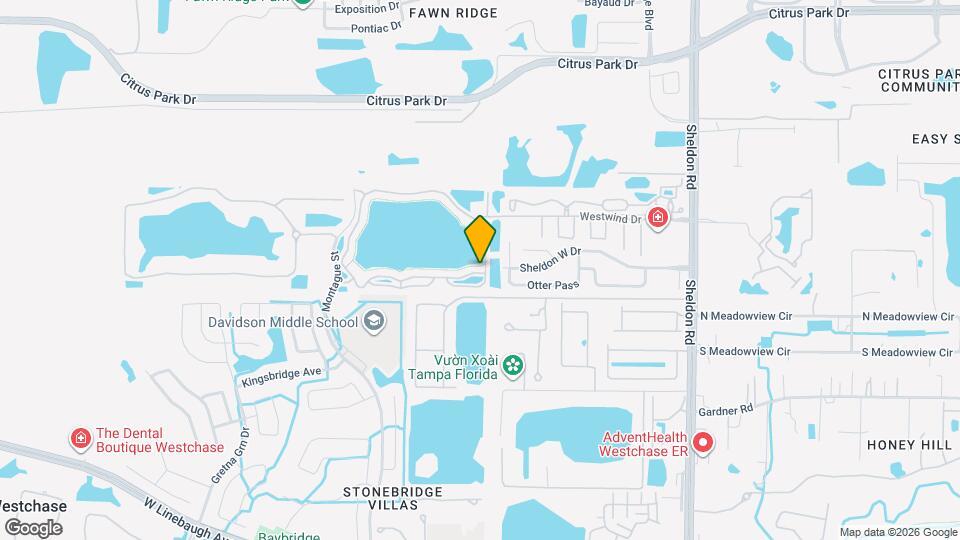9842 Lake Chase Island Way Map and Location Details