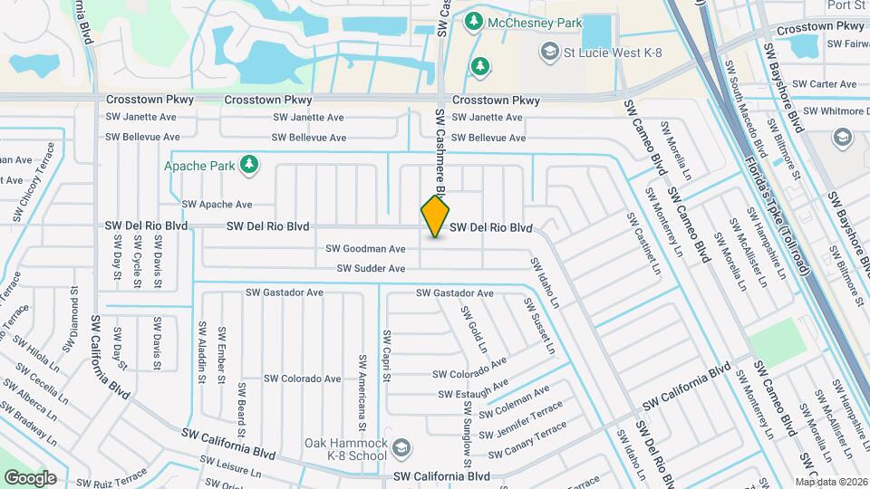 1165 SW Goodman Ave Map and Location Details
