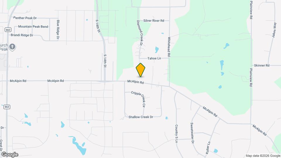 1211 McAlpin Rd Map and Location Details