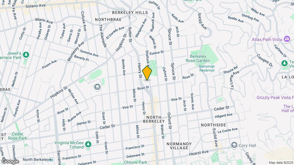 1338 Shattuck Ave Mapa y Detalles de la Ubicación