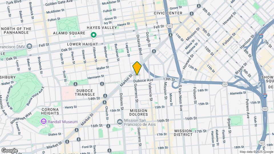 43-47 Guerrero St Mapa y Detalles de la Ubicación