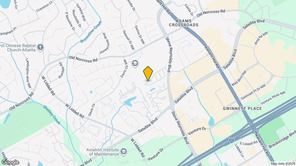 3900 Dandridge Way NW Map and Location Details