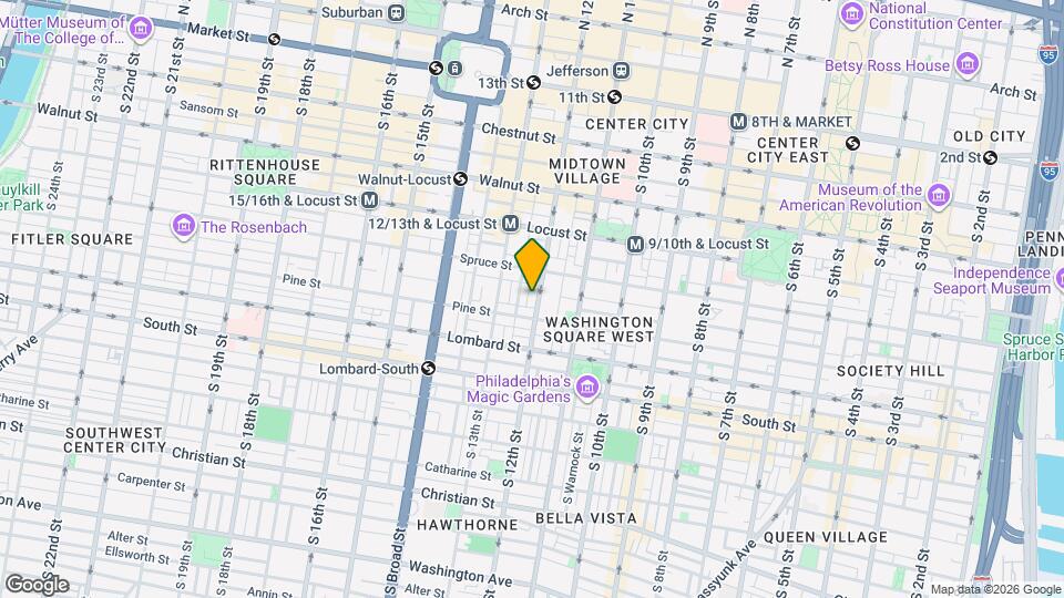 322 S 12th St Map and Location Details