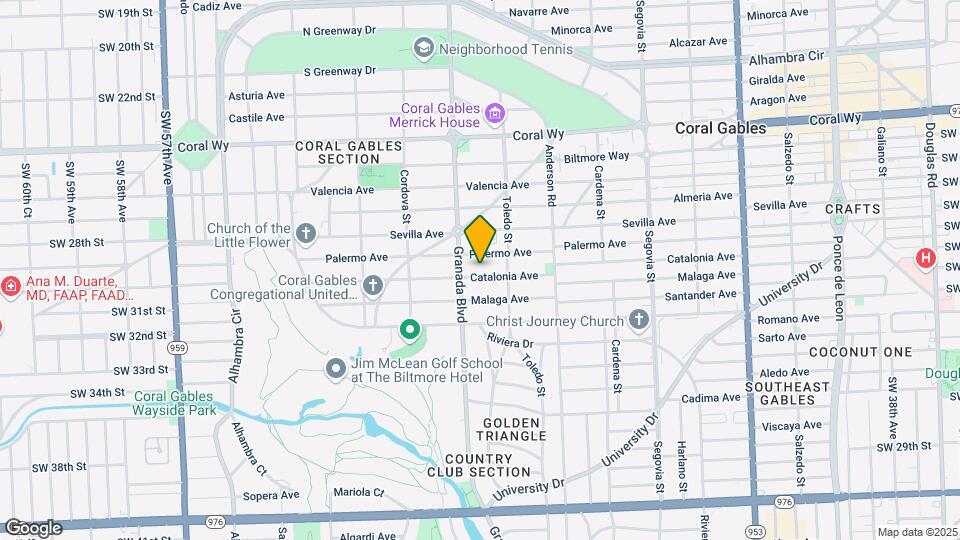 931 Catalonia Ave Map and Location Details