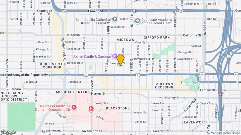 132 N 38th Ave Map and Location Details