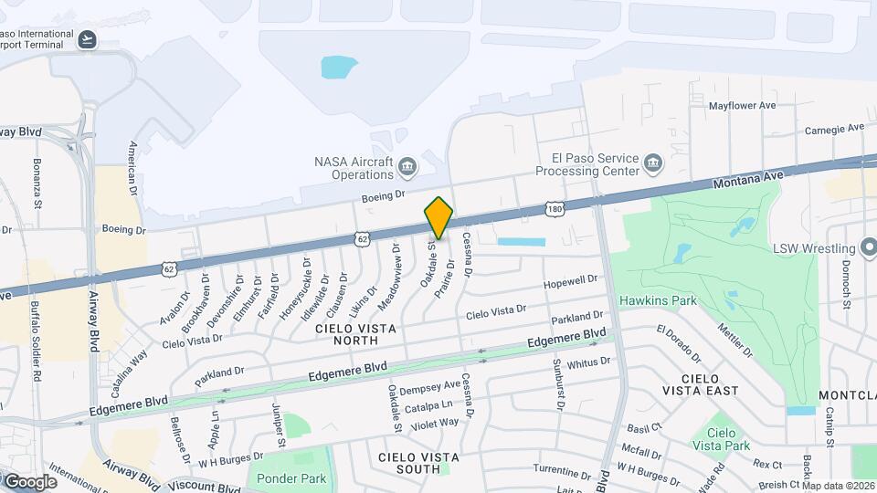 1508 Oakdale St Map and Location Details