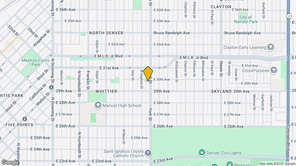 2943 N York Ct Map and Location Details