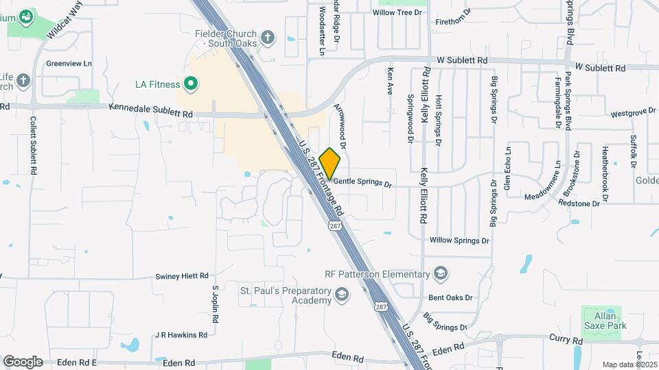 4610 Gentle Springs Dr Map and Location Details