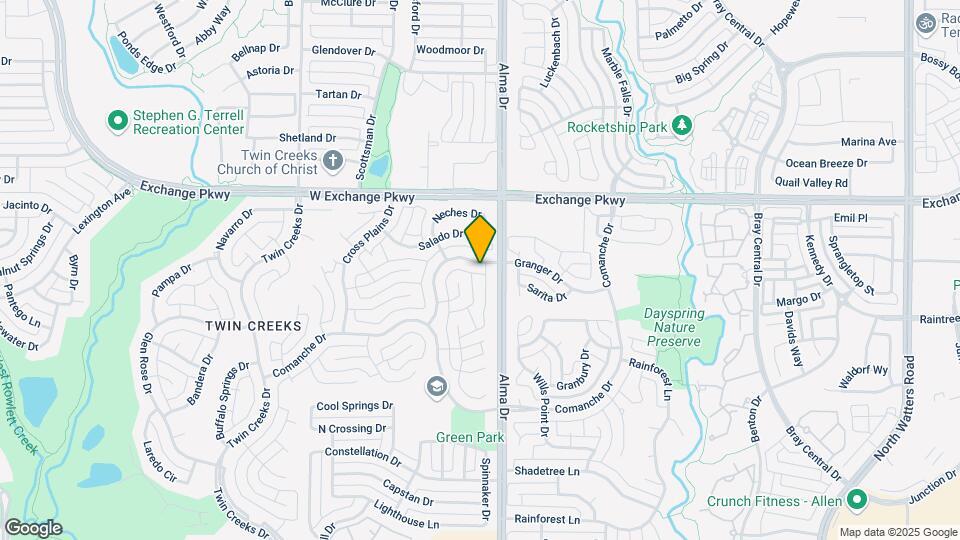 1305 Granger Dr Map and Location Details
