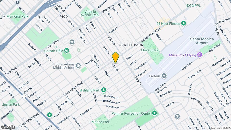 2107 Oak St Mapa y Detalles de la Ubicación