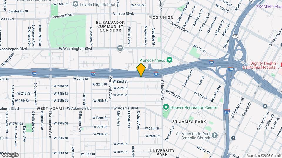 2135 Magnolia Ave Map and Location Details