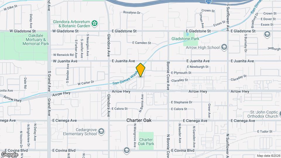 293 E Arrow Hwy Map and Location Details