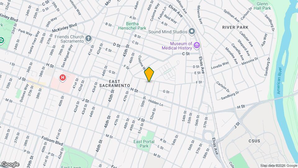 621 50th St Map and Location Details