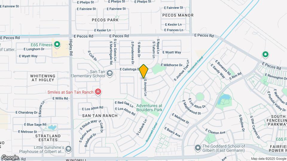 3500 S Arroyo Ln Map and Location Details