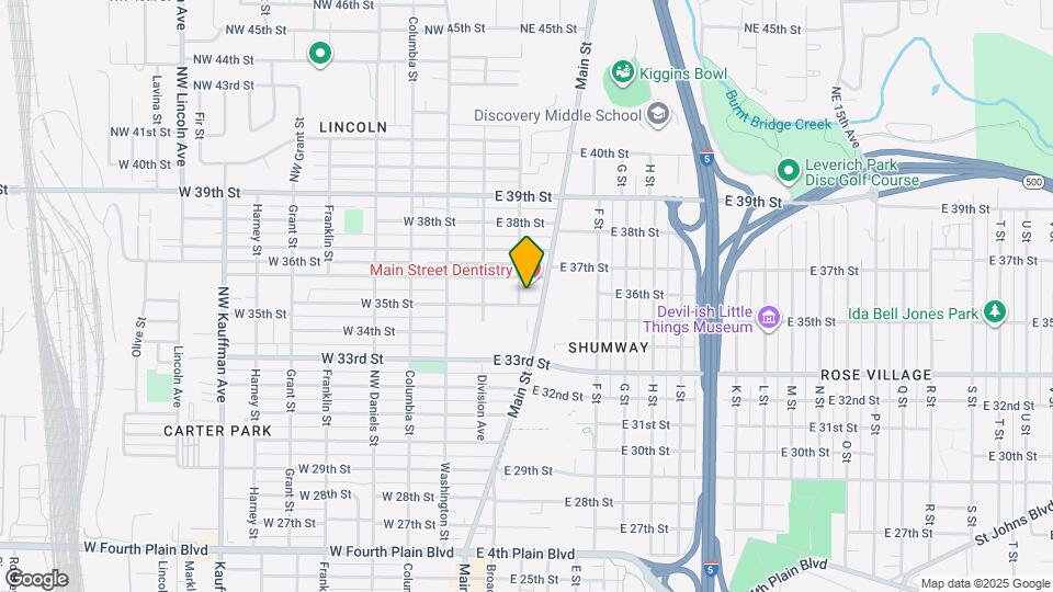 3505 NE Creston Ave Map and Location Details