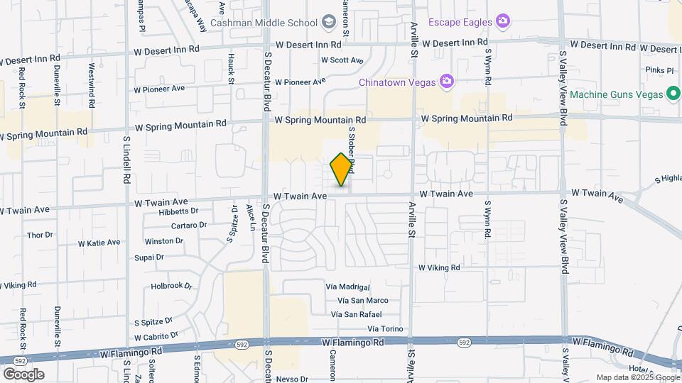 4636 W Twain Ave Map and Location Details