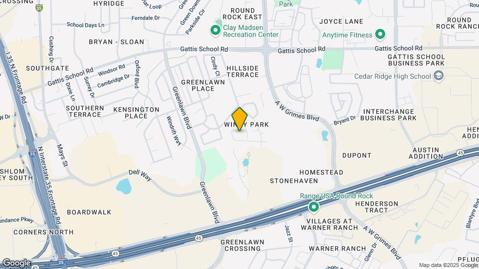 1525 Parkfield Cir Map and Location Details