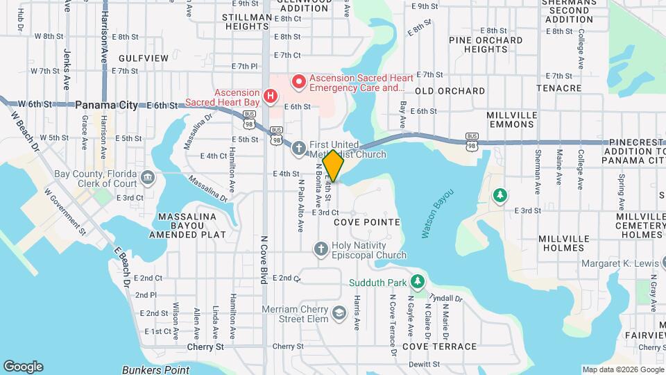 347 Mercedes Ave Map and Location Details