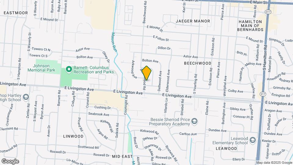 1290 Beechwood Rd Map and Location Details