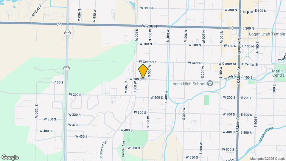 520 South 100 West, Unit Apt #2 Map and Location Details