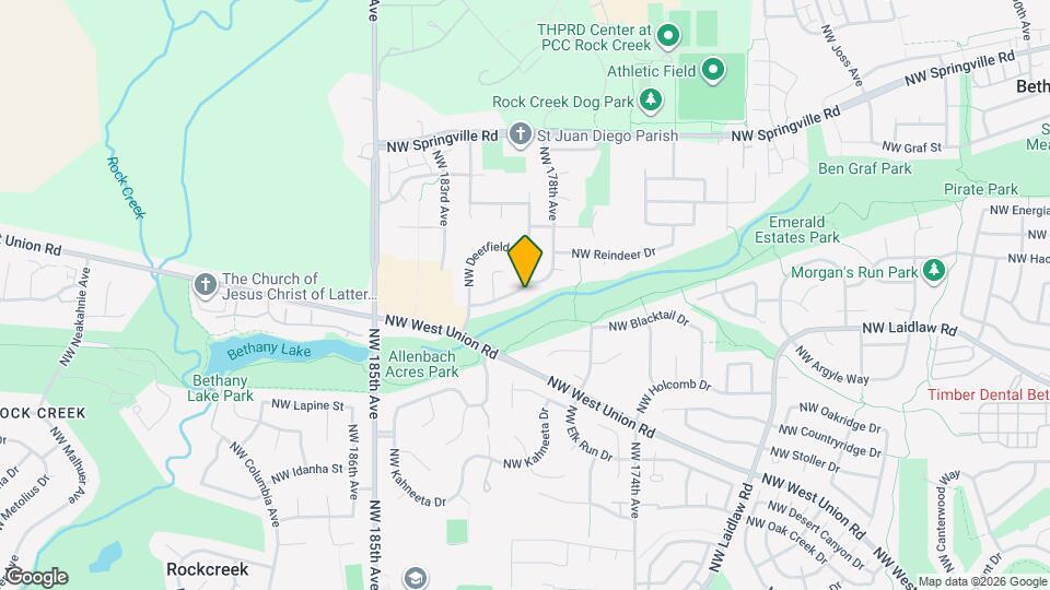 17924 NW Deerfield Dr Map and Location Details