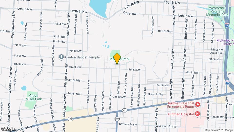 411 Raff Rd NW Map and Location Details