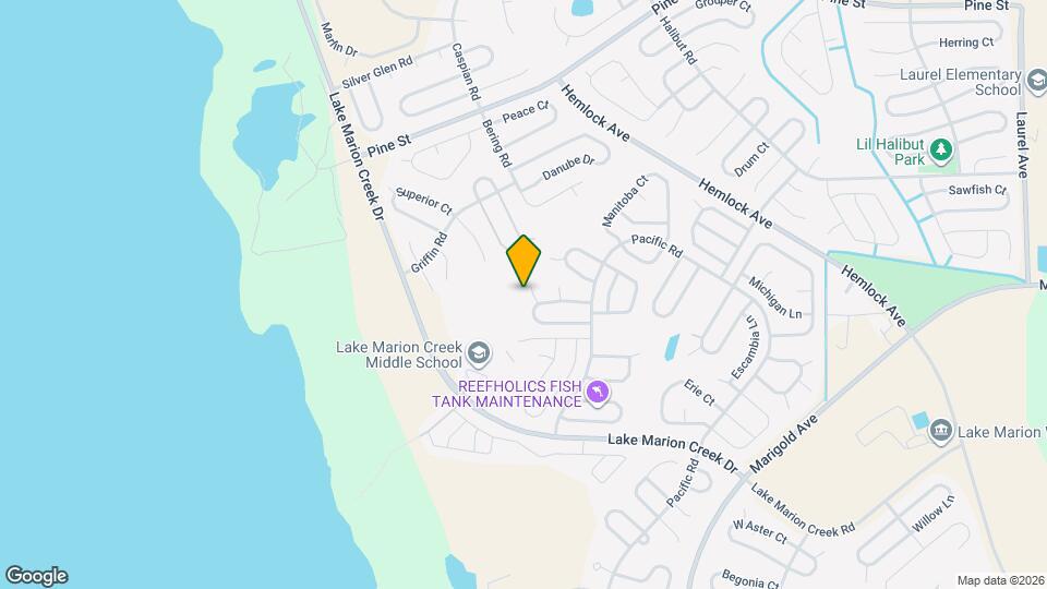 1906 Lakeview Ln Map and Location Details